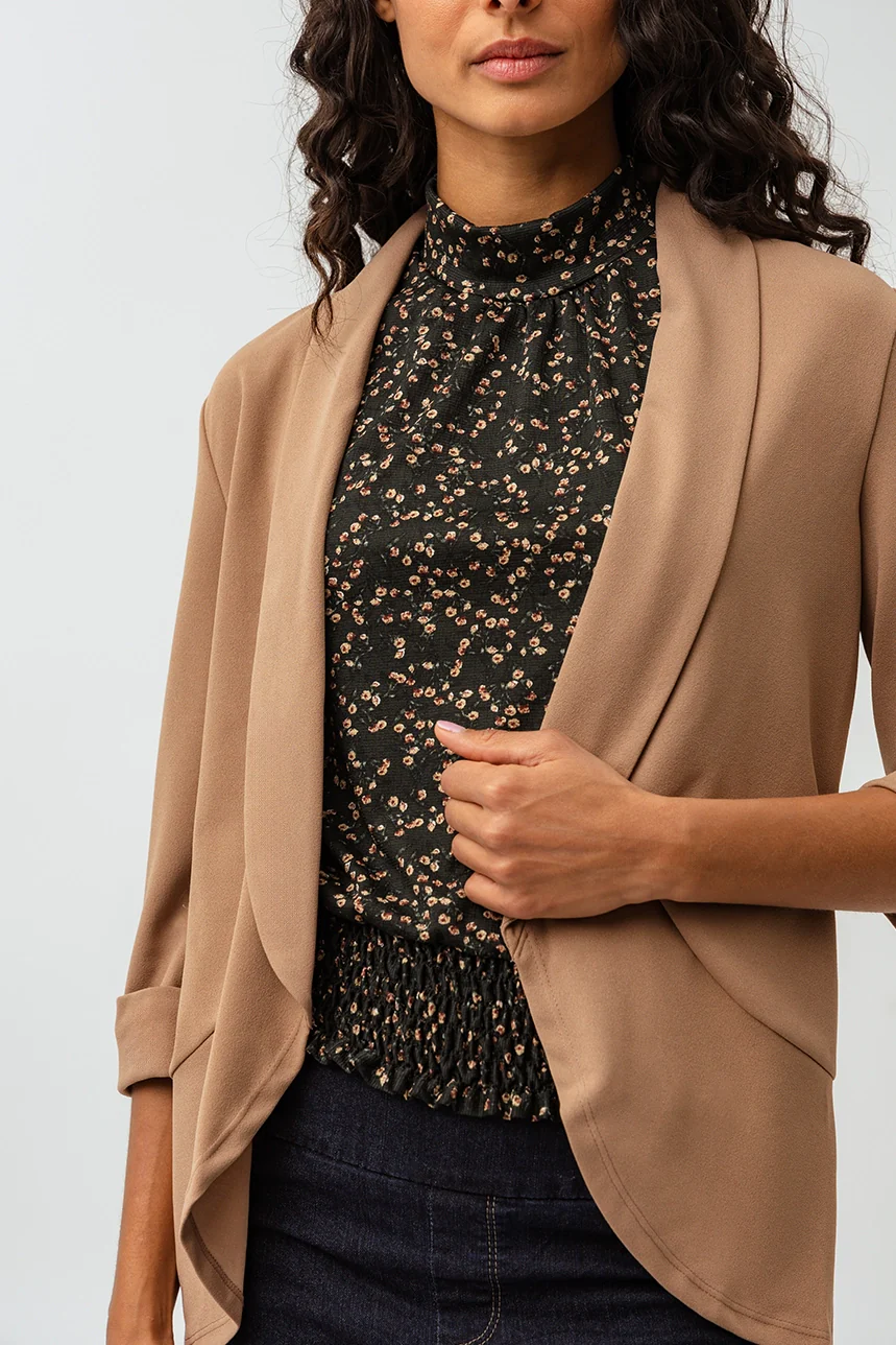 Le blazer fluide manches ¾ - Image 2
