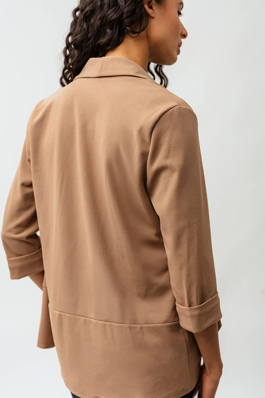 Le blazer fluide manches ¾ - Image 3