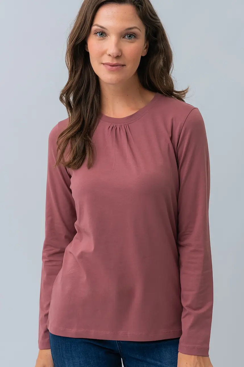 Le t-shirt uni froncé - Image 2
