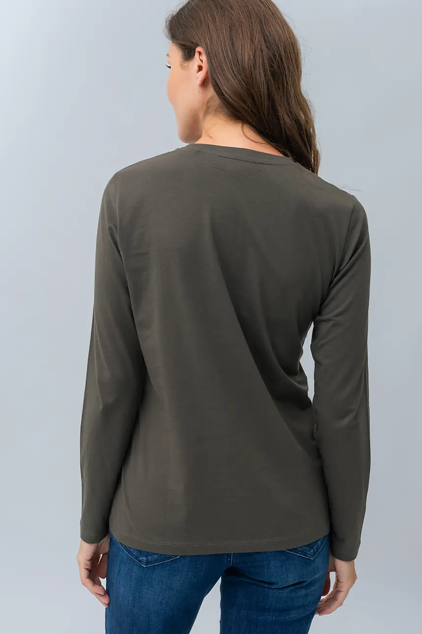 Le t-shirt uni froncé - Image 8