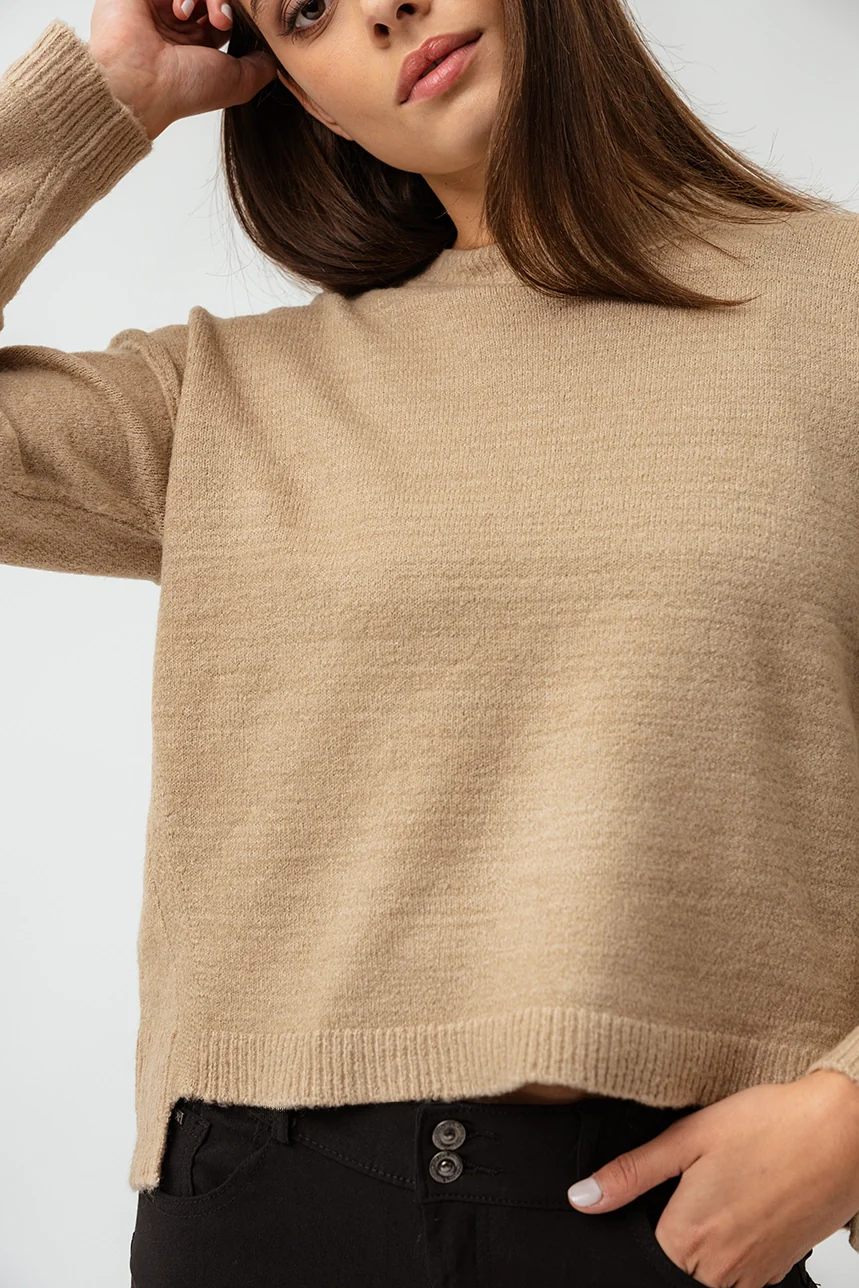 Le chandail en tricot coutures apparentes - Image 2