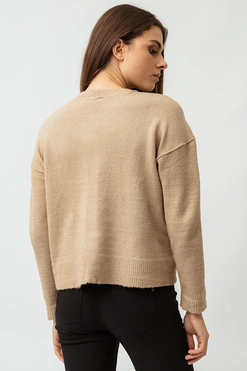 Le chandail en tricot coutures apparentes - Image 3