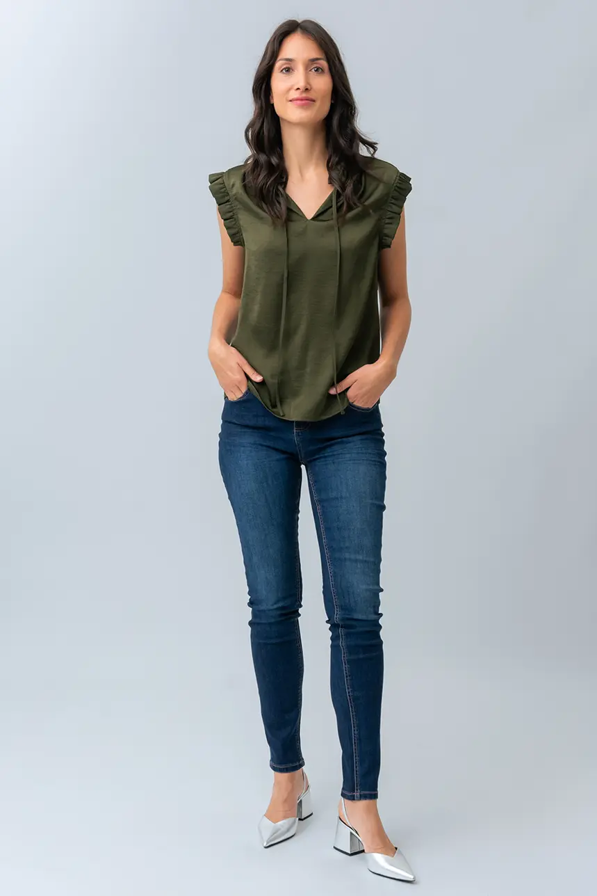 Le jeans étroit 2 boutons| Modèle Sophia - Image 5