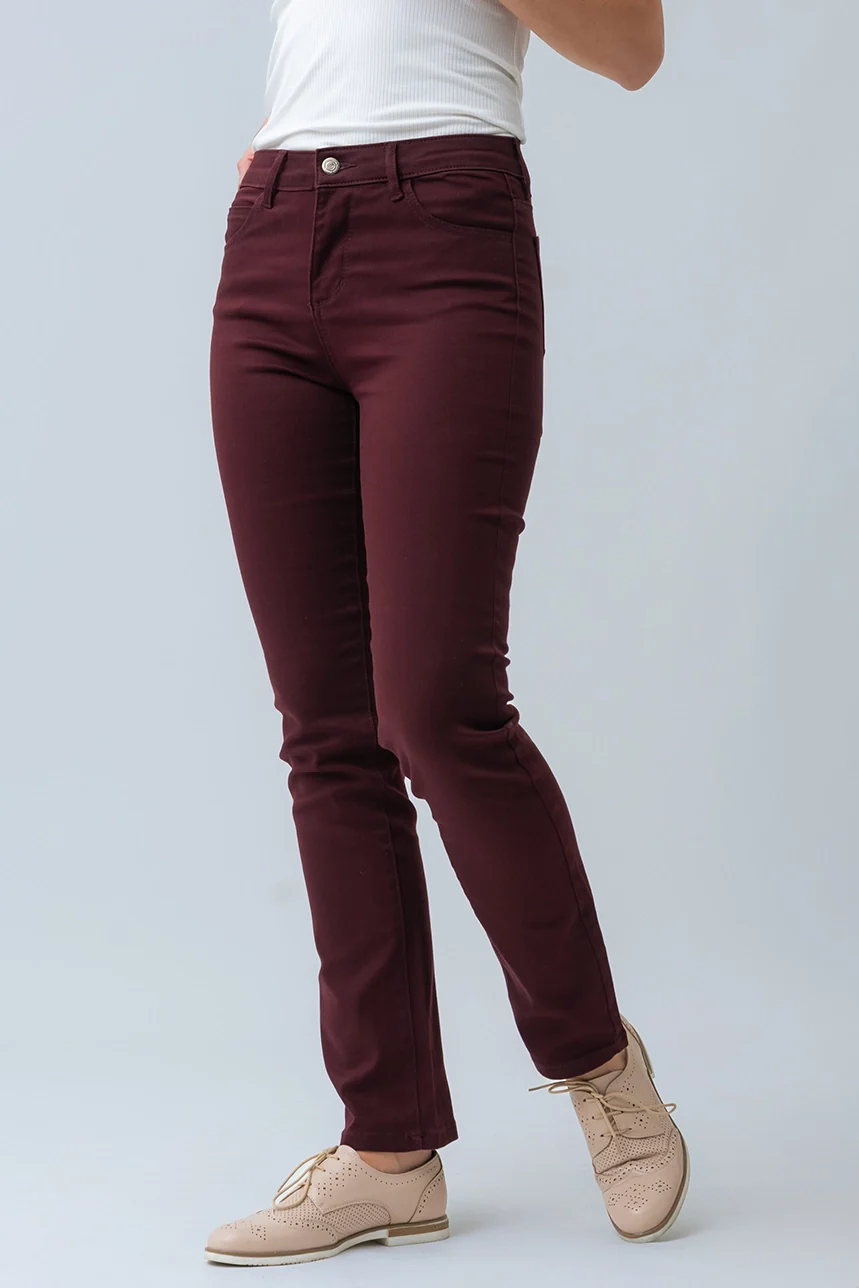 Le jeans droit coloré sculptant - Image 11
