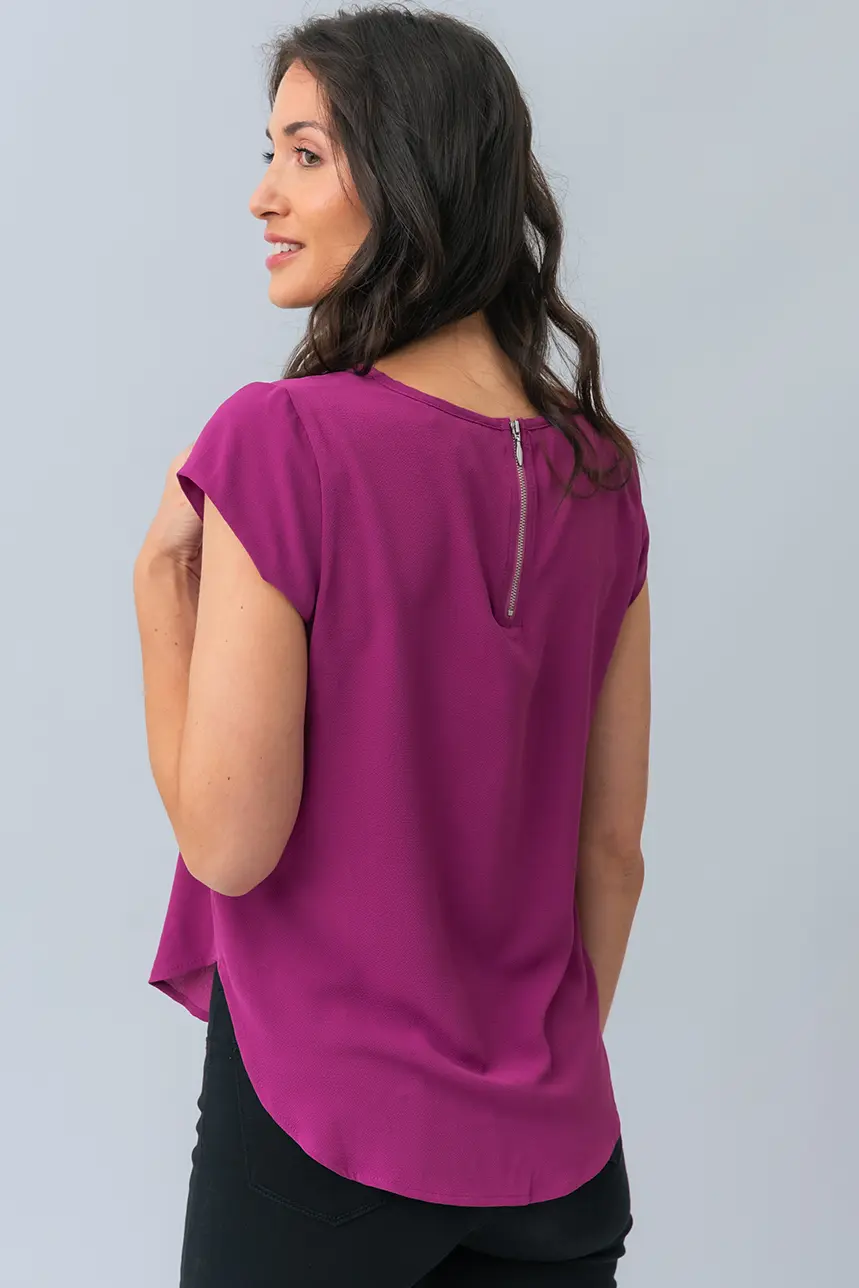 La blouse unie texturée - Image 7