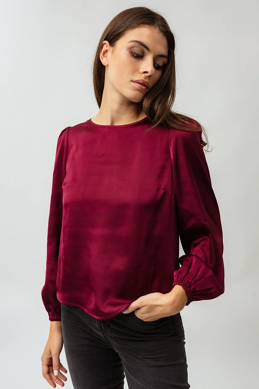 La blouse ample froncée - Image 2