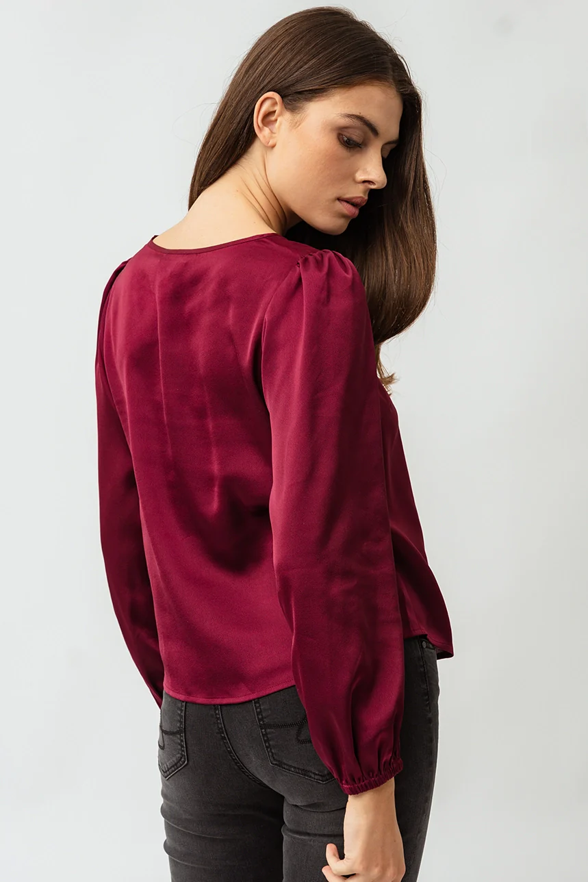 La blouse ample froncée - Image 4
