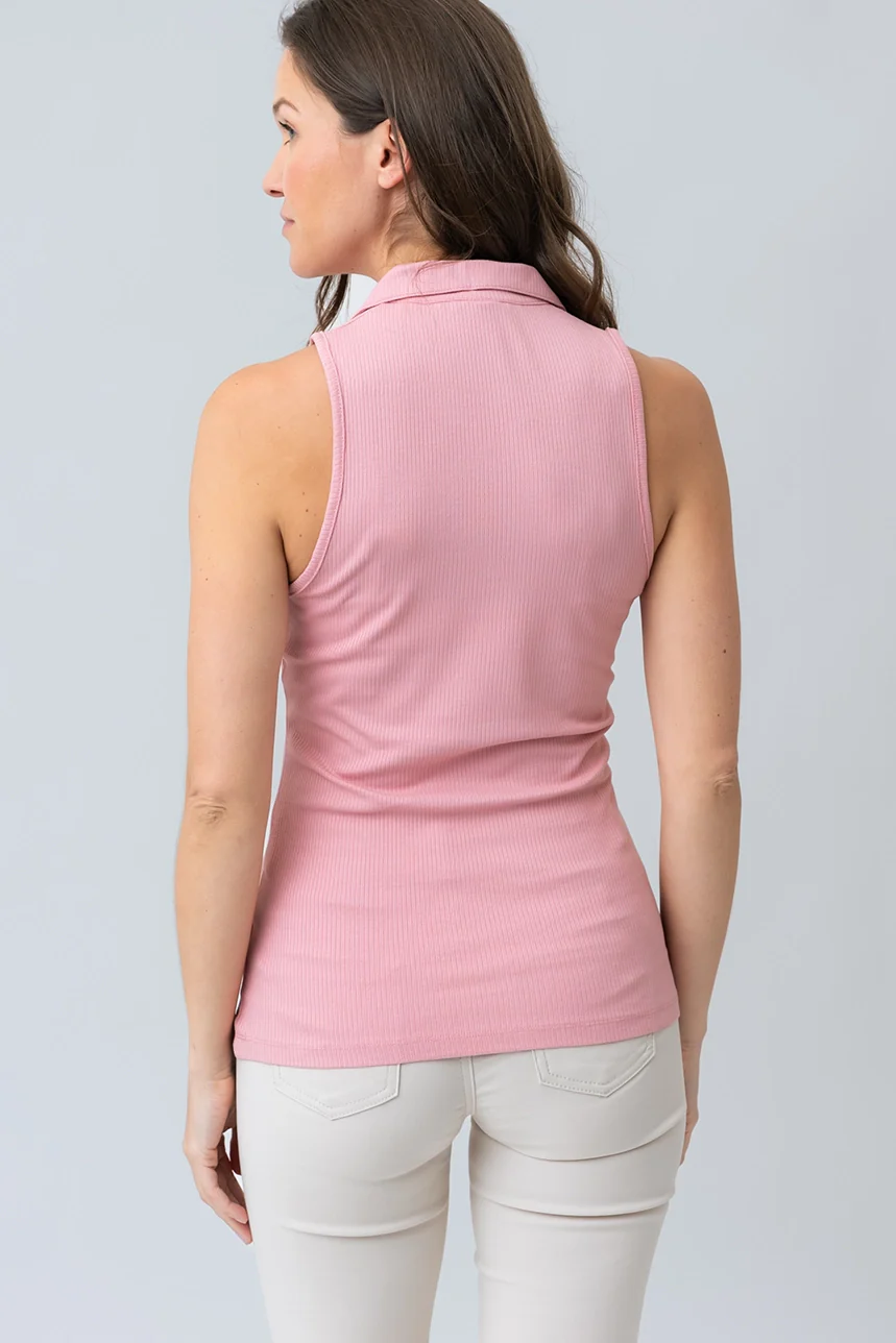 La camisole polo côtelée - Image 3