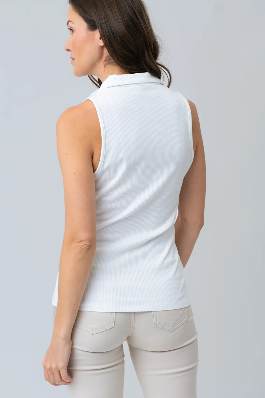 La camisole polo côtelée - Image 6