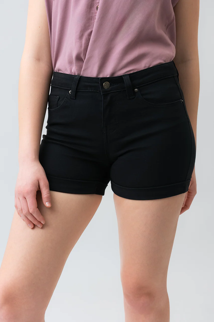 Le short sculptant en denim coloré - Image 2