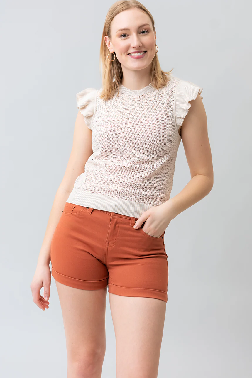 Le short sculptant en denim coloré - Image 6