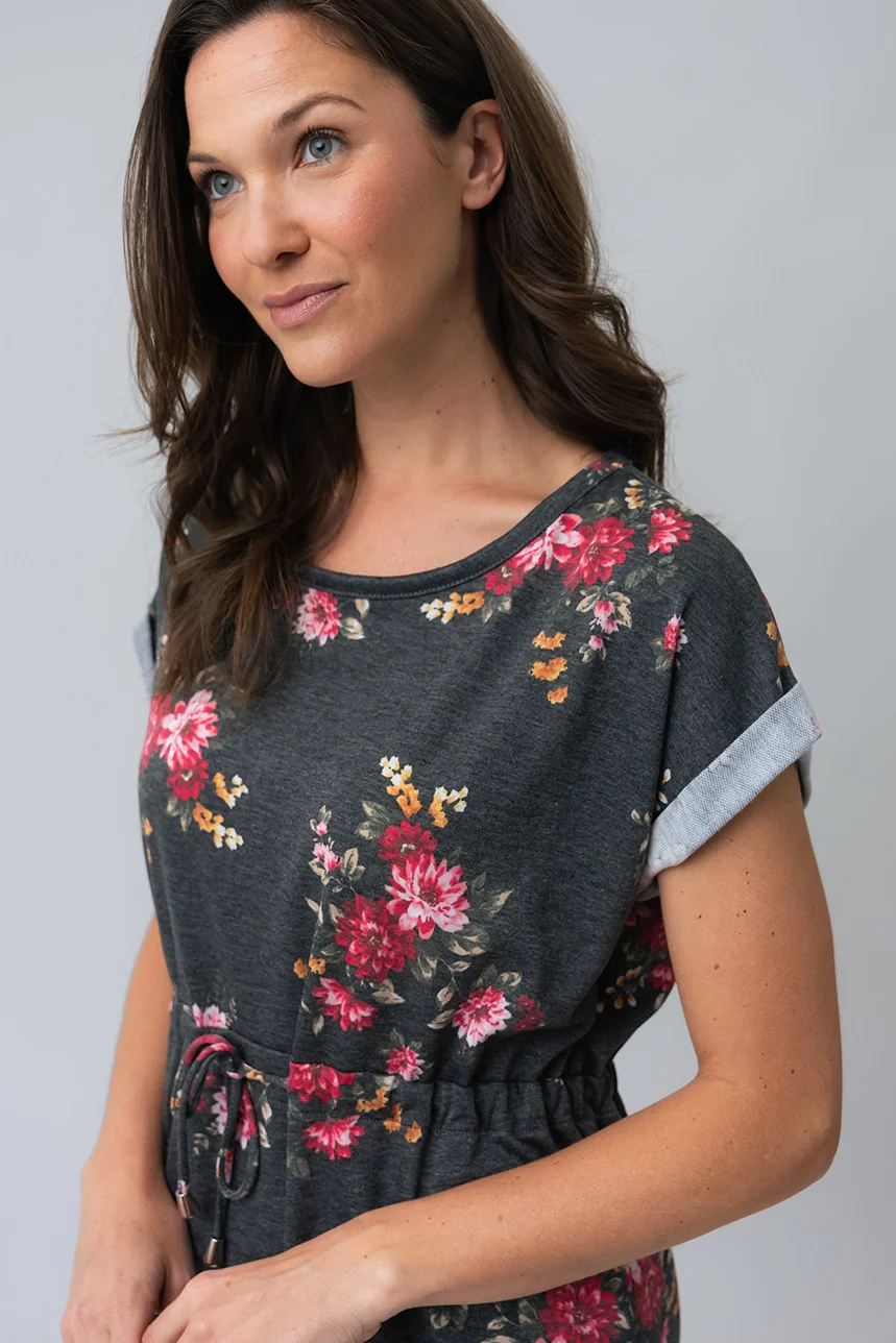 La robe fleurie à taille ajustable - Image 2