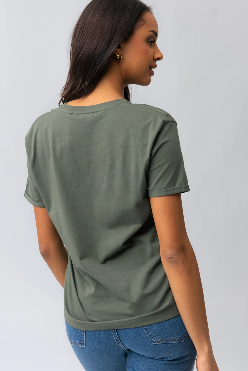 Le t-shirt basique col V - Image 10