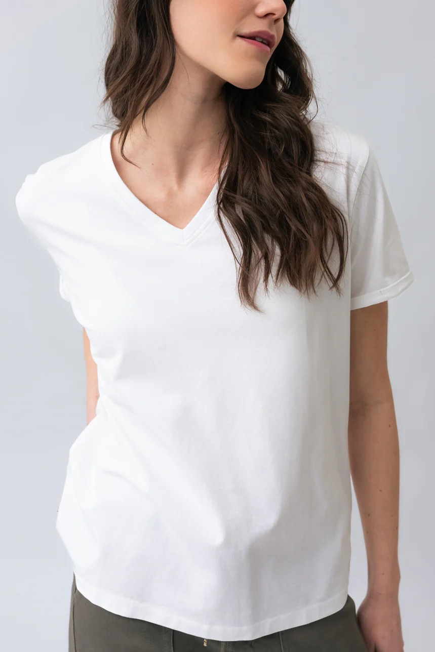 Le t-shirt basique col V - Image 5