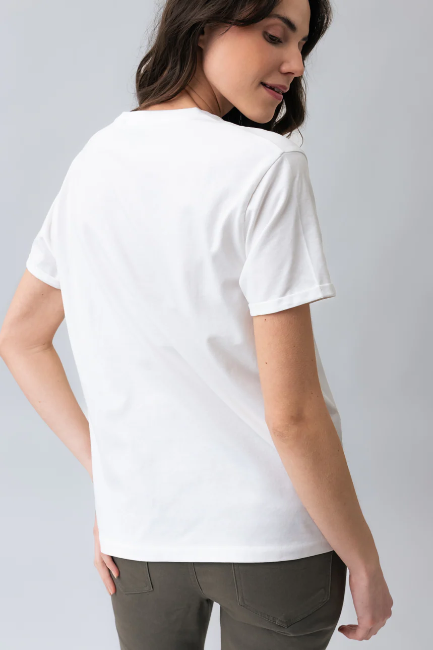Le t-shirt basique col V - Image 6