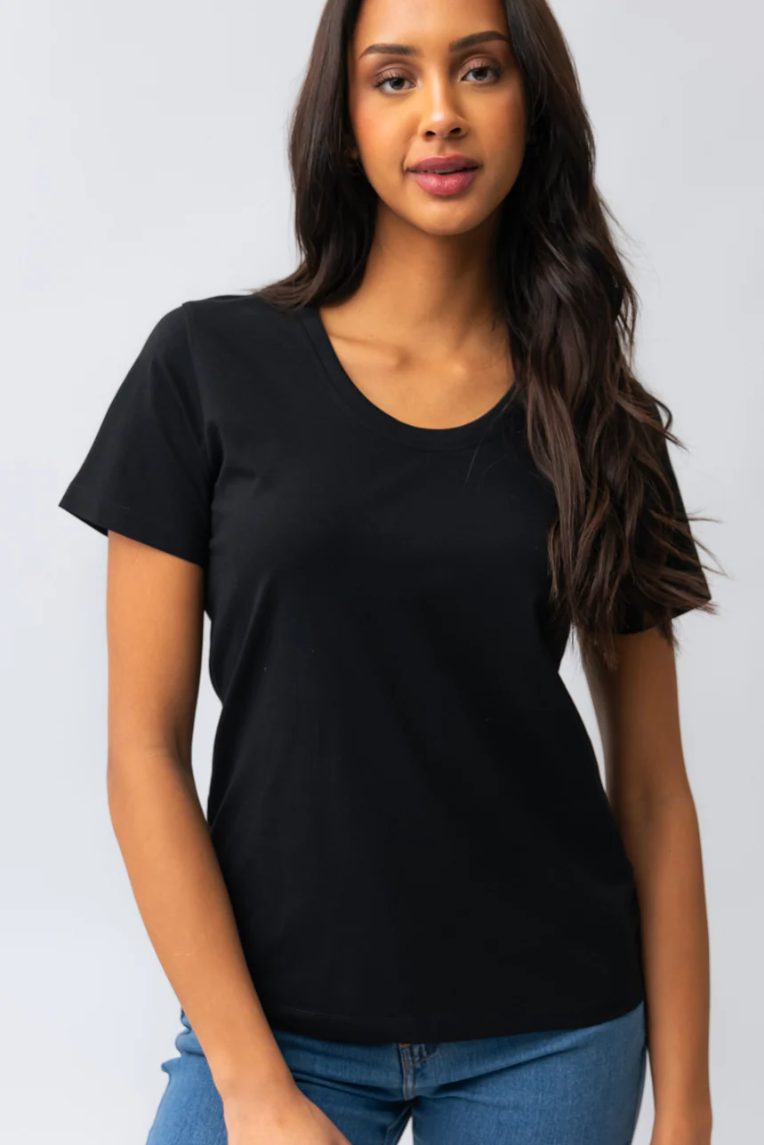Le t-shirt basique col rond