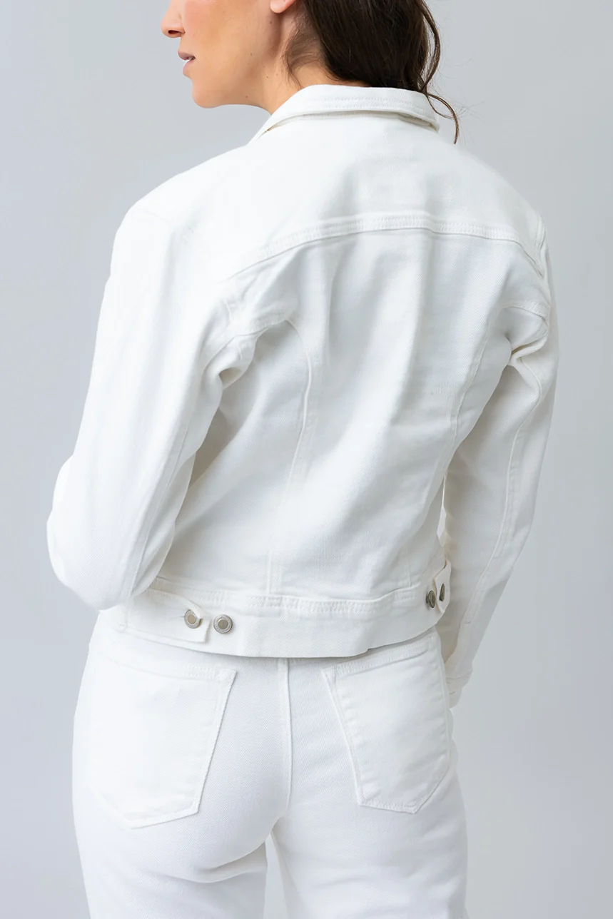 La veste blanche en denim - Image 2