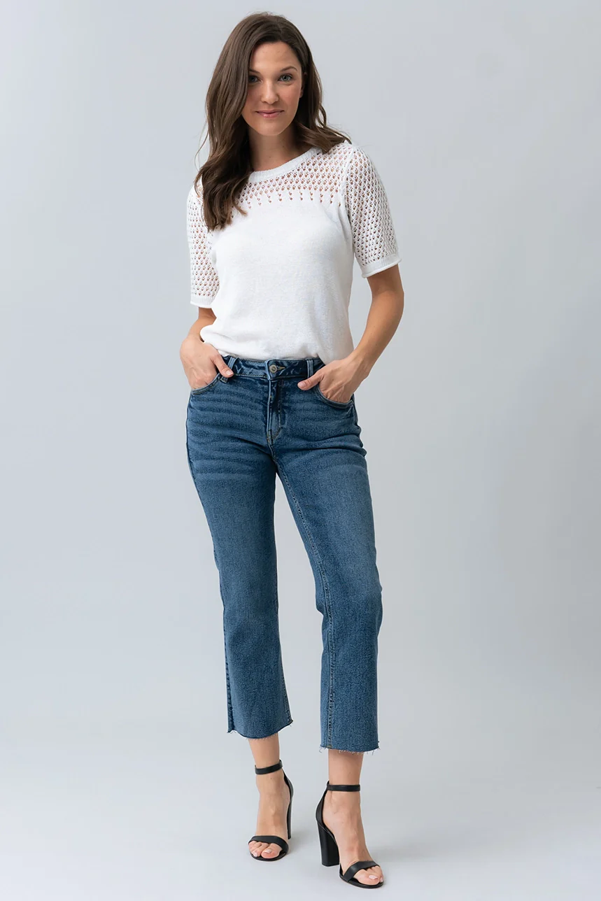 Le jeans écourté semi-évasé - Image 2