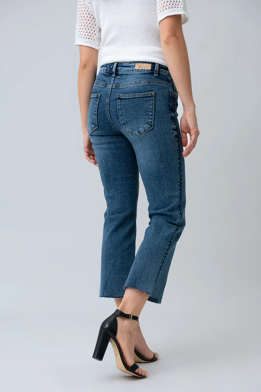 Le jeans écourté semi-évasé - Image 5