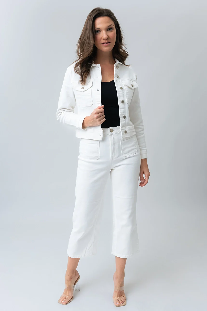 Le jeans large écourté | Modèle Lily