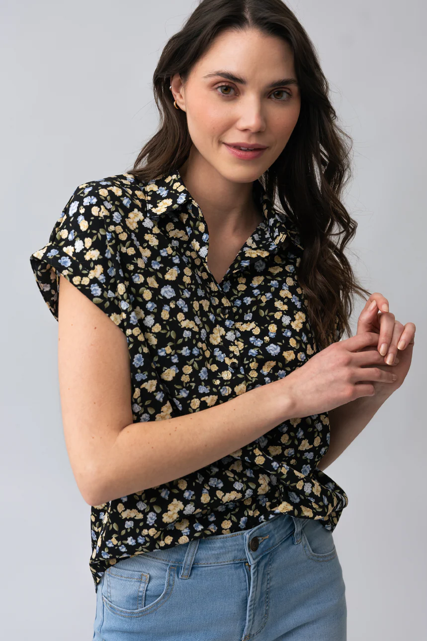 La blouse ample fleurie - Image 3