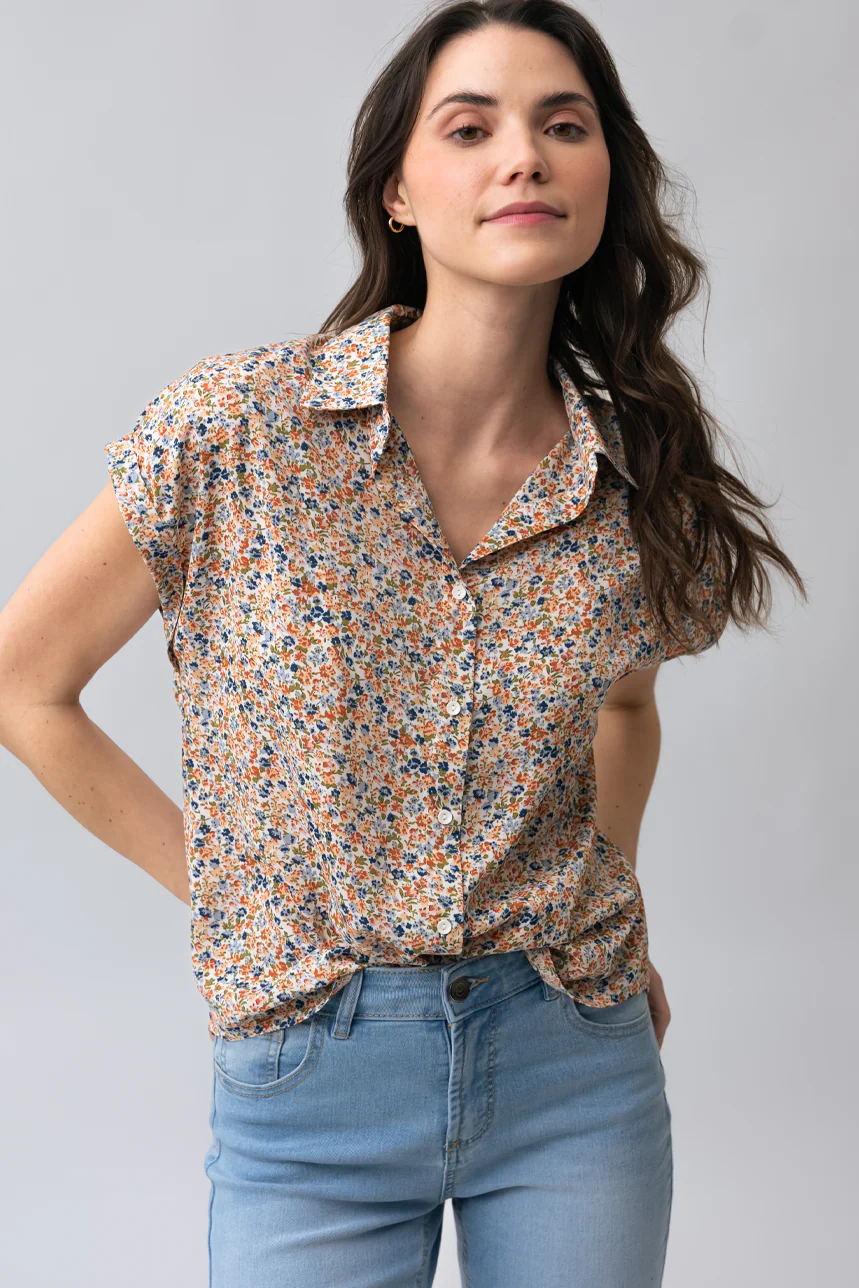 La blouse ample fleurie - Image 6