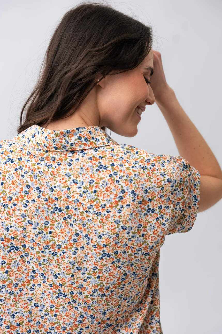 La blouse ample fleurie - Image 8