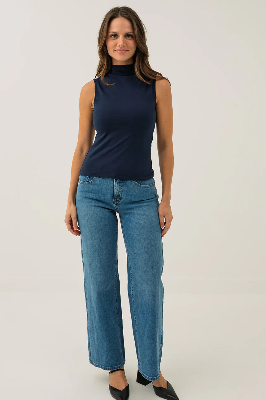 La camisole près du corps avec col montant - Image 12