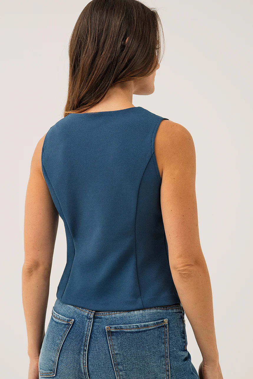 La veste sans manches avec 3 boucles - Image 3
