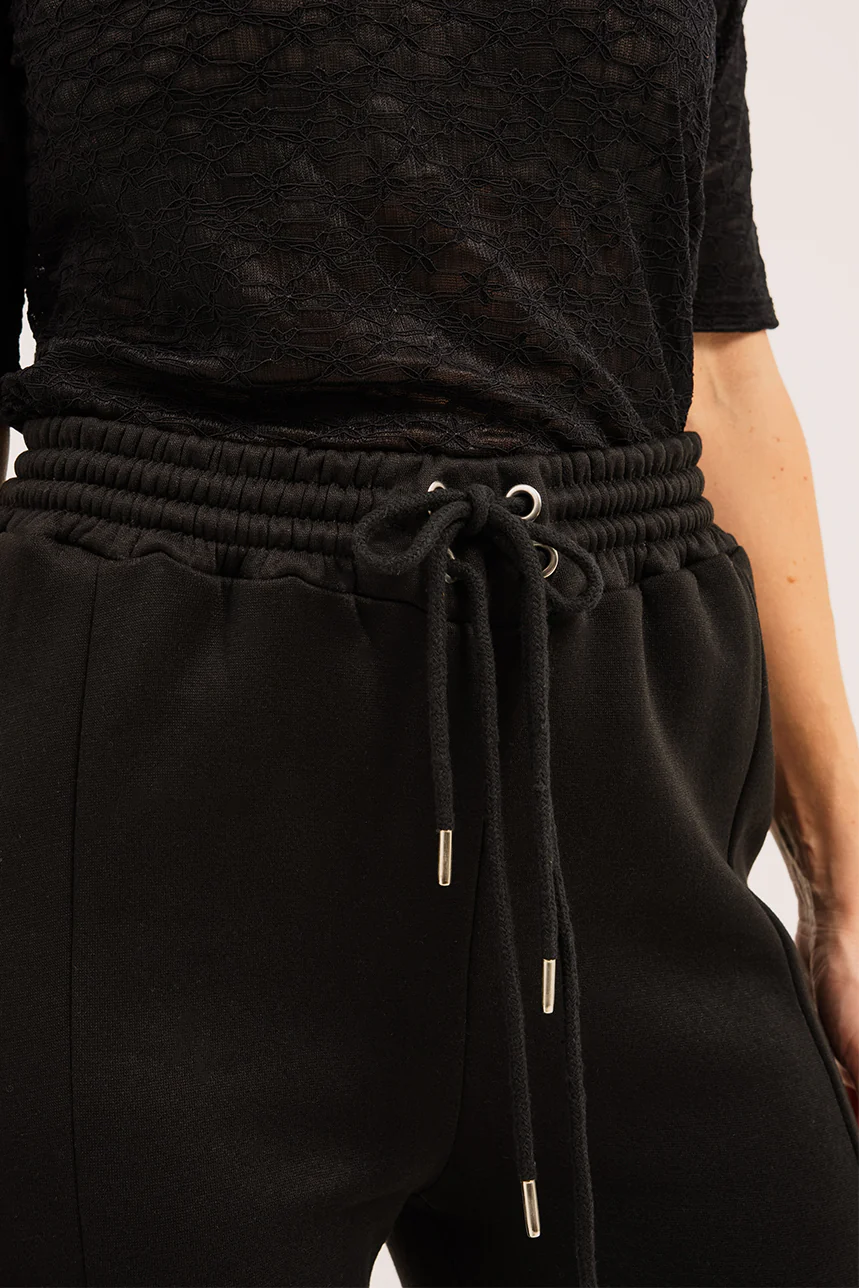 Le pantalon jambe large noir - Image 2