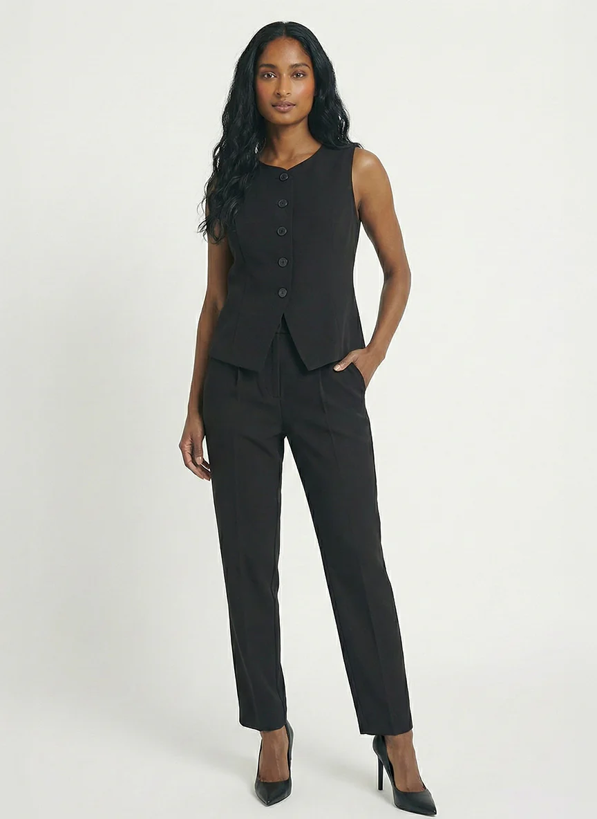 Le pantalon taille haute simple - Image 3
