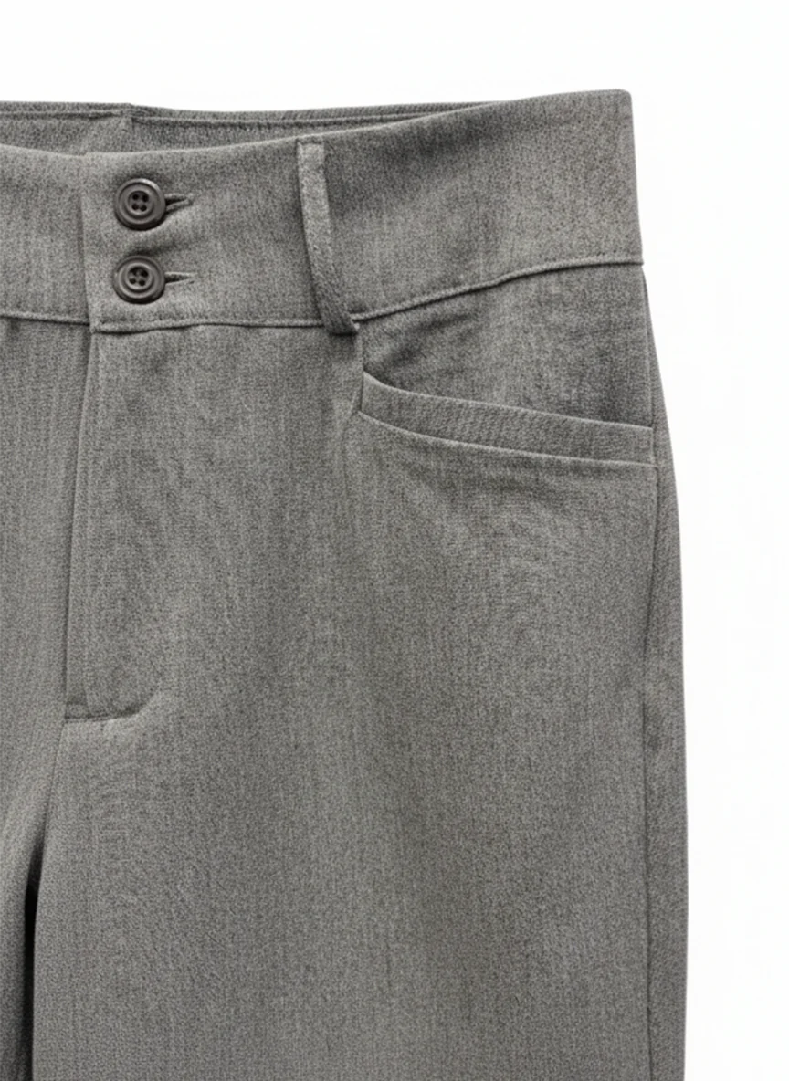 Le pantalon taille haute à deux boutons - Image 4