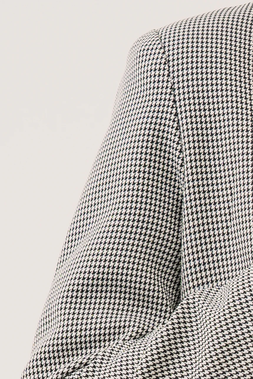 Le blazer en pied de poule noir - Image 4
