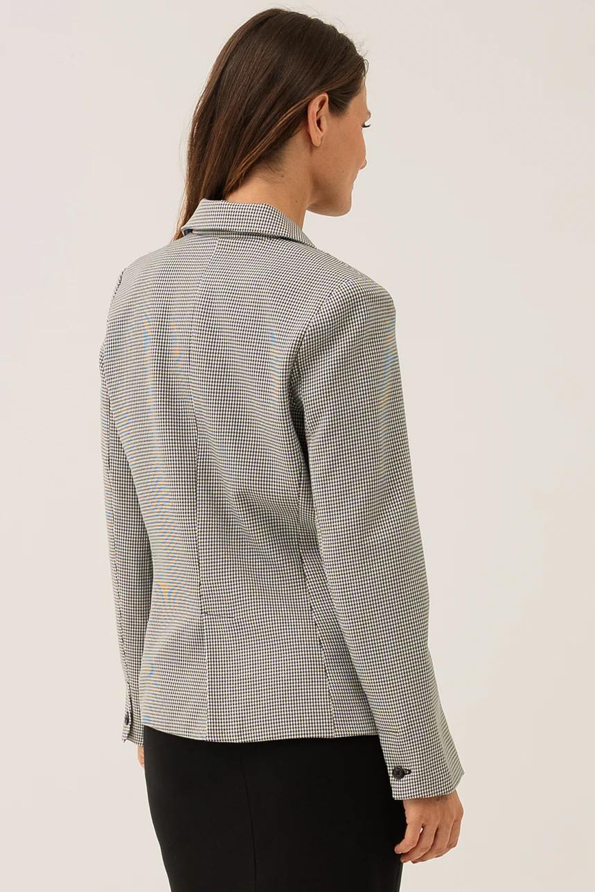 Le blazer en pied de poule noir - Image 5