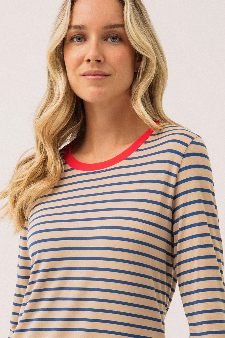 Le t-shirt à manches longues rayé - Image 2