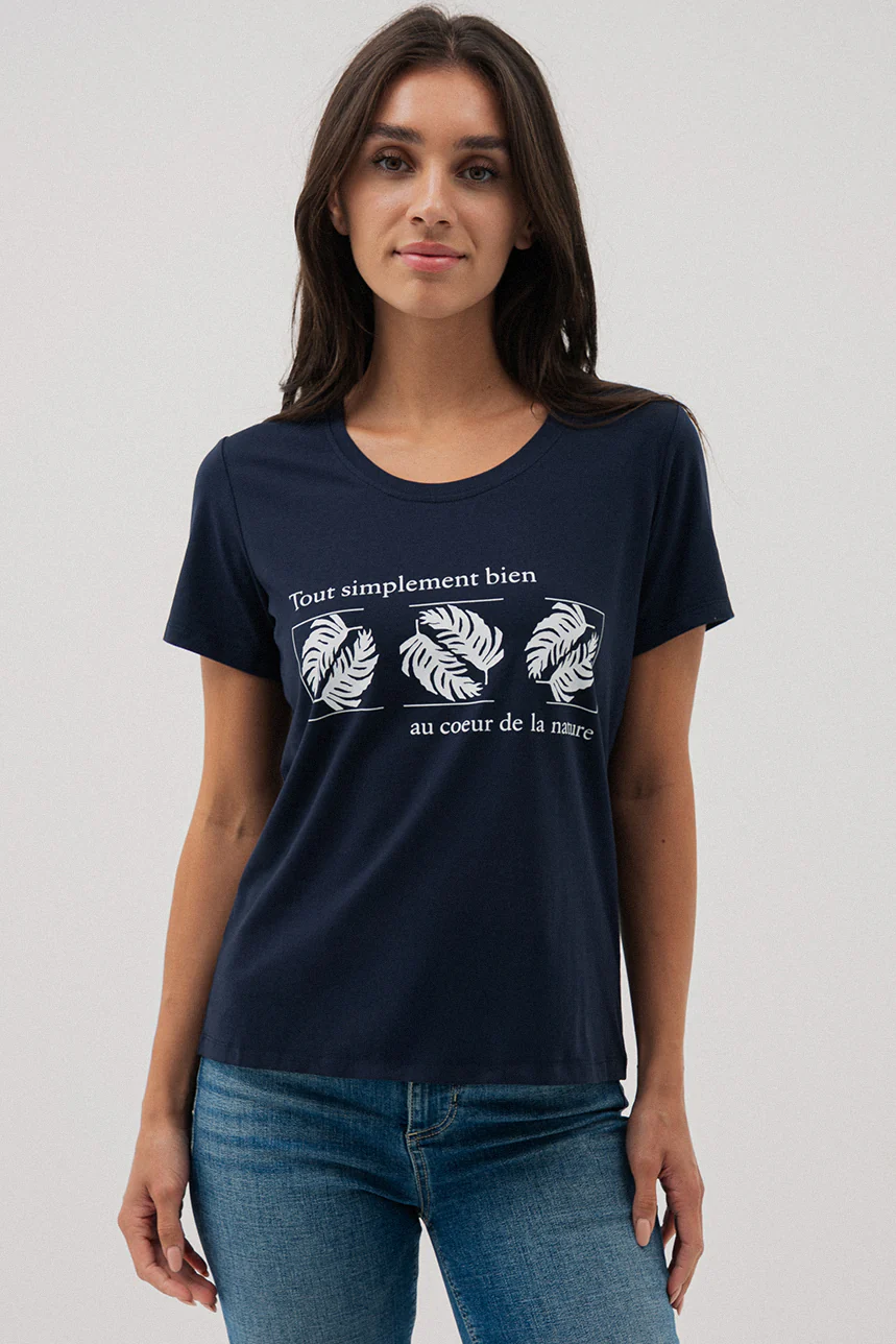 Le t-shirt droit imprimé - Image 4