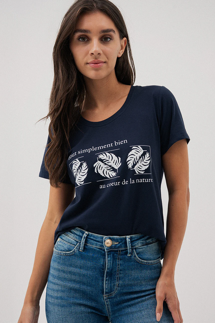 Le t-shirt droit imprimé - Image 5