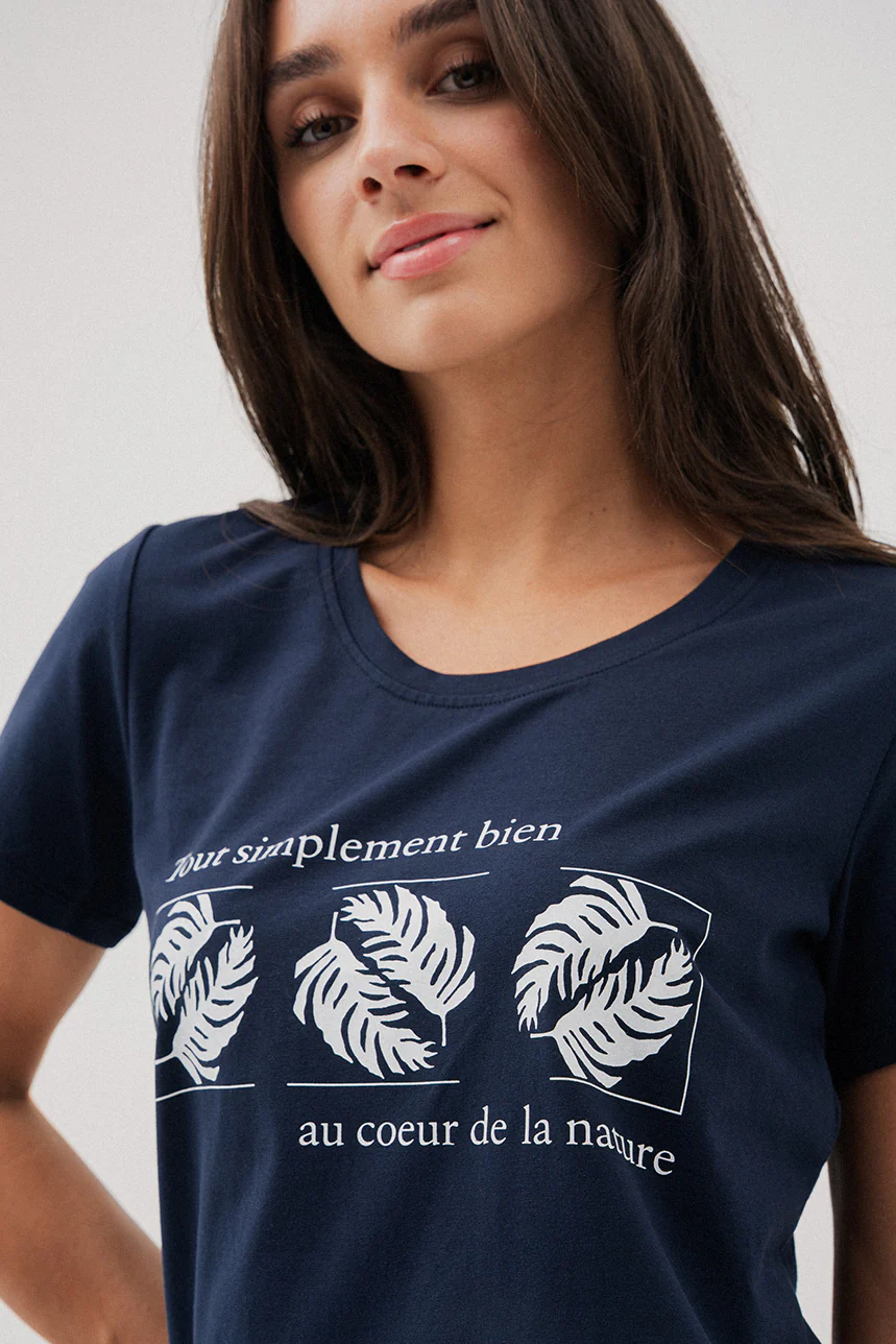 Le t-shirt droit imprimé - Image 6