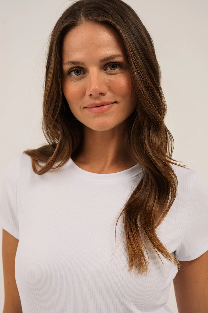 Le t-shirt côtelé à manches courtes - Image 10