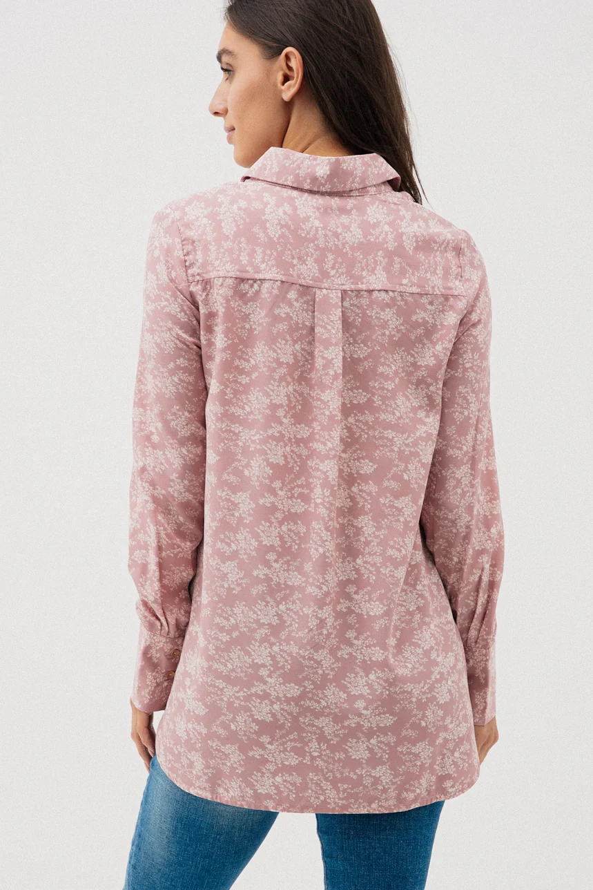 La blouse fleurie rose - Image 5