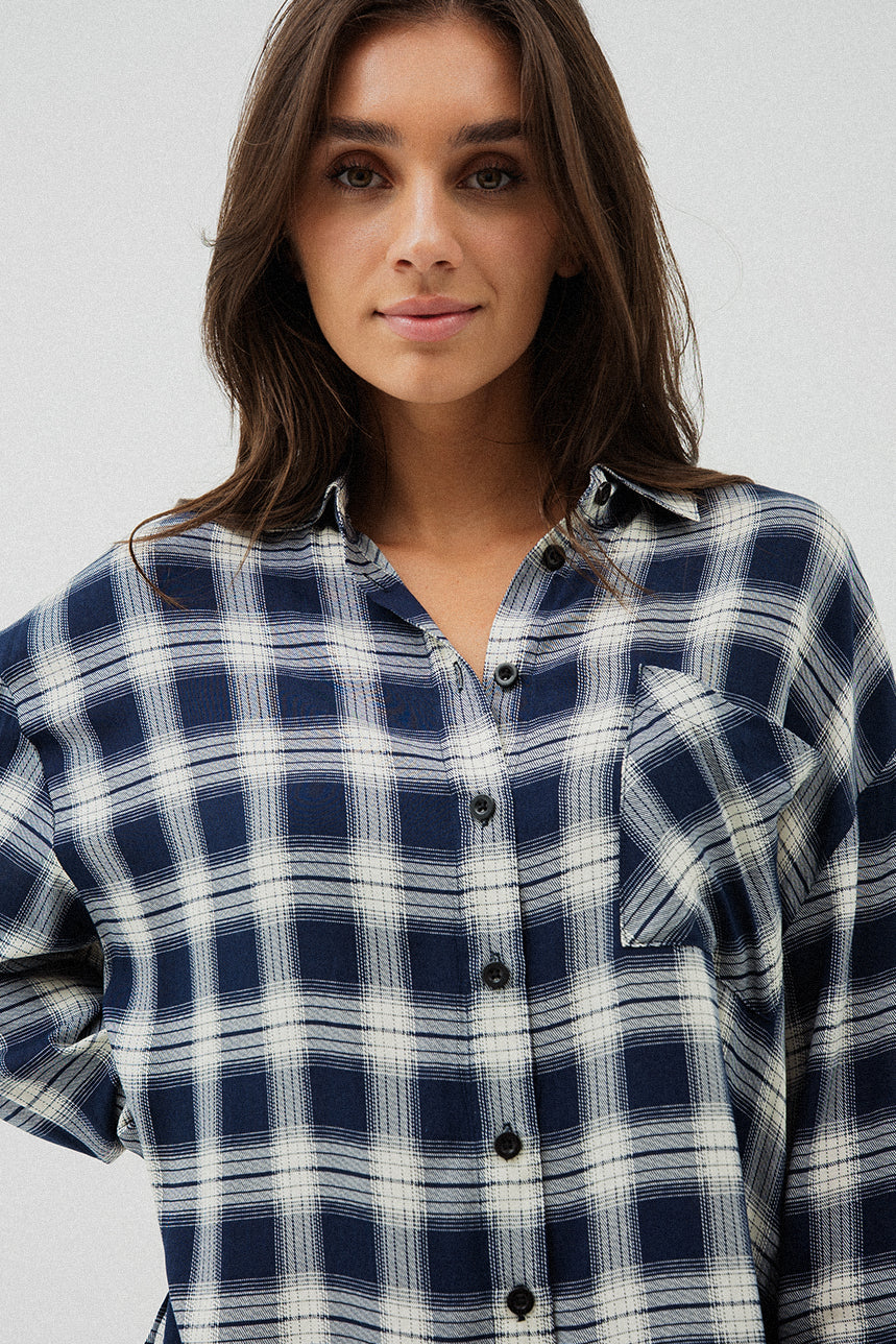 La blouse ample à carreaux - Image 7