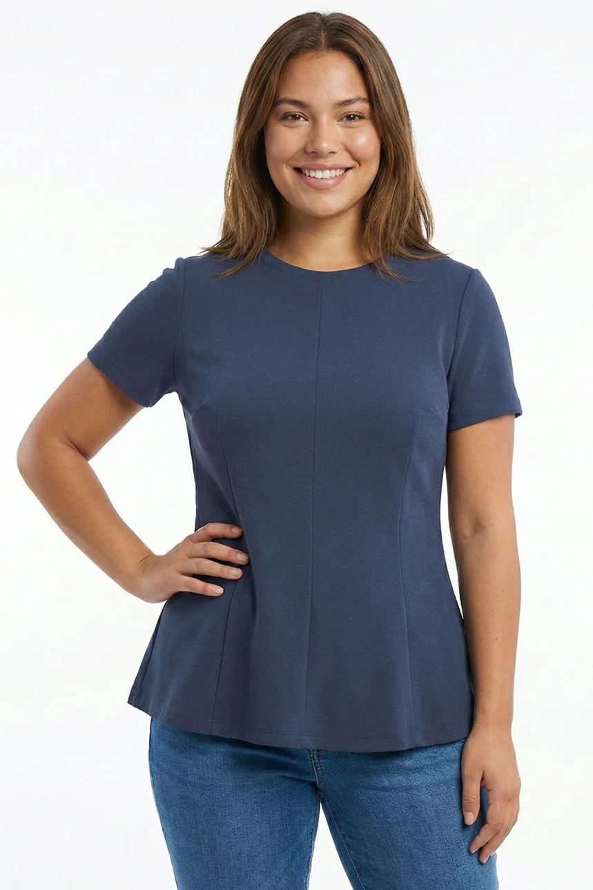 La blouse texturée silhouette peplum - Image 2