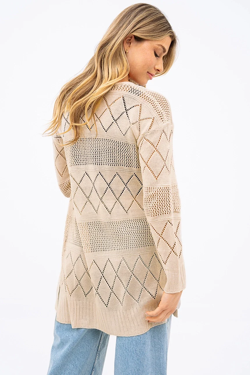 Le cardigan uni en crochet - Image 2