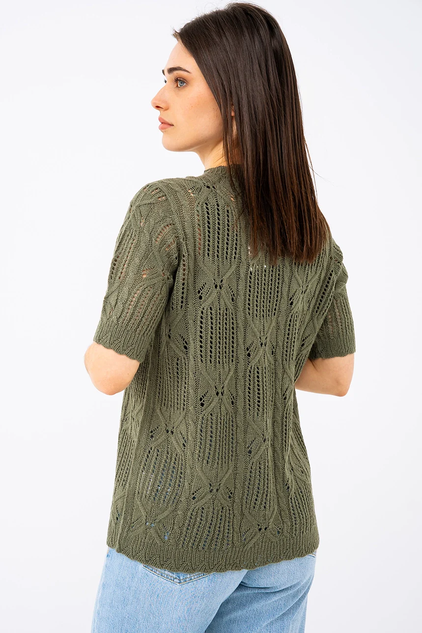 Le cardigan ouvert en tricot - Image 4
