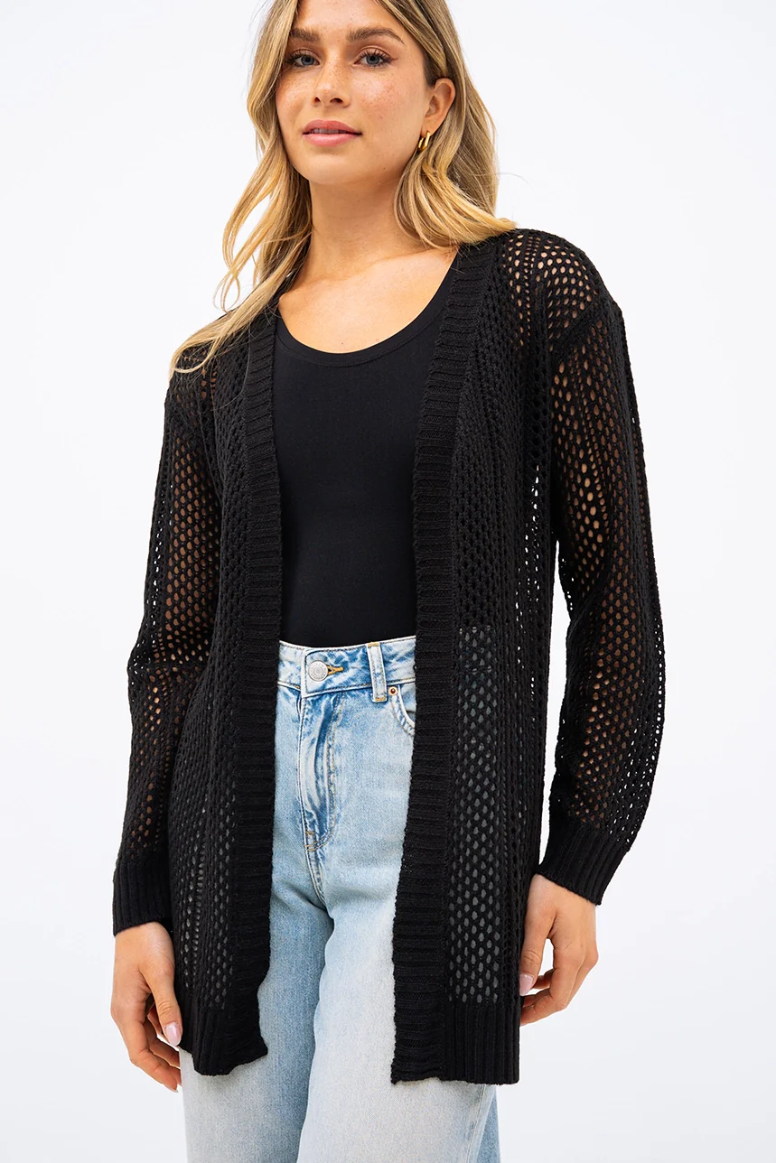 Le cardigan en tricot ajouré - Image 6