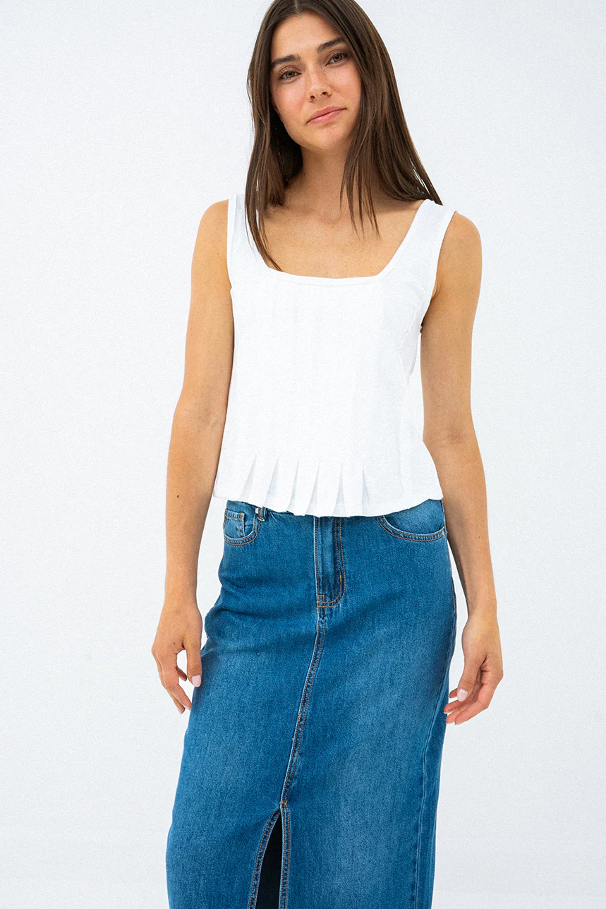 La camisole courte en jersey - Image 2