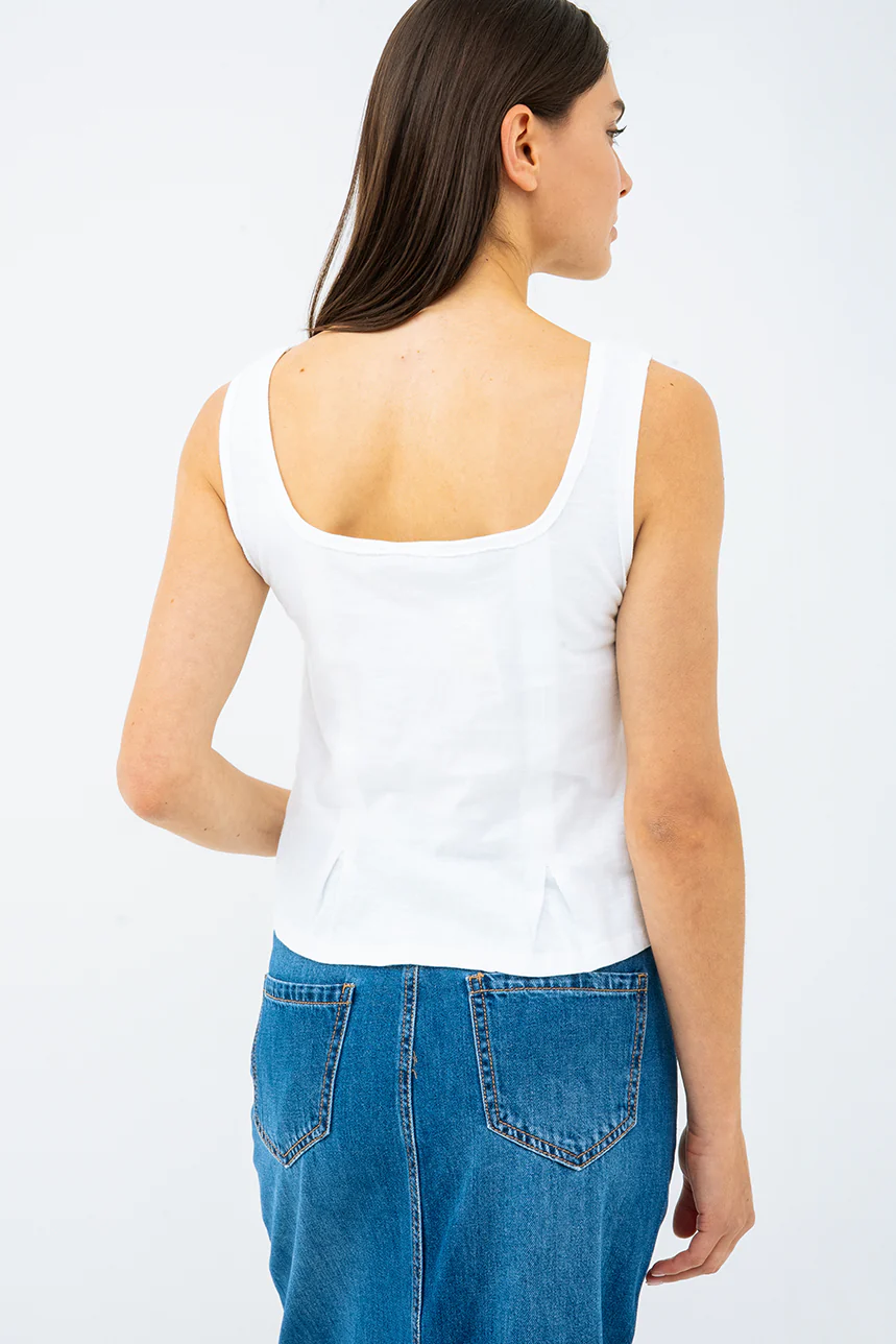 La camisole courte en jersey - Image 4