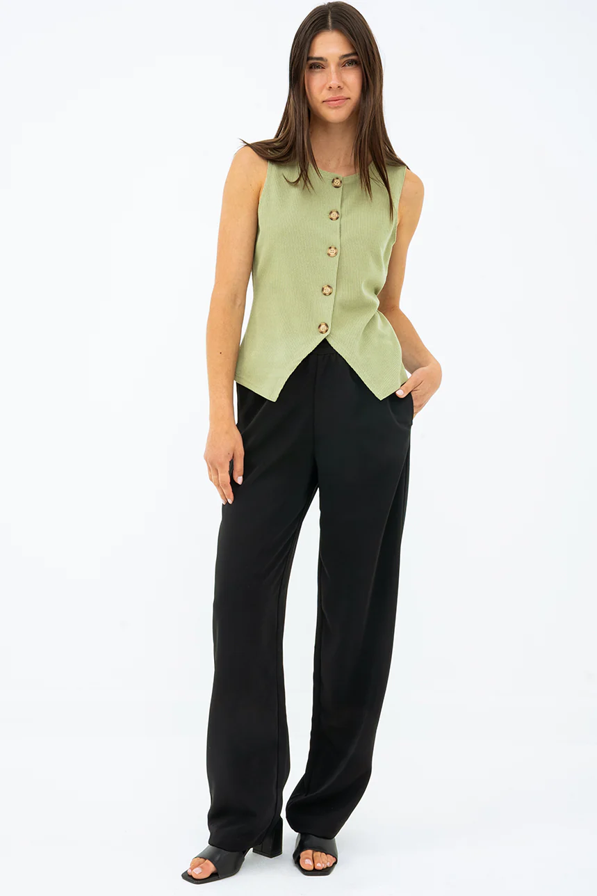 La camisole uni aspect veste - Image 4