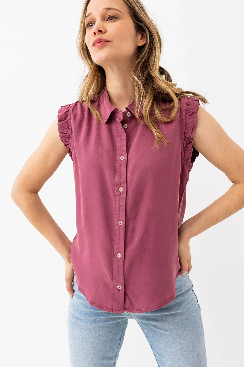 La camisole en Tencel à volants - Image 4