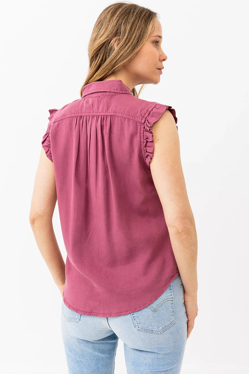 La camisole en Tencel à volants - Image 5